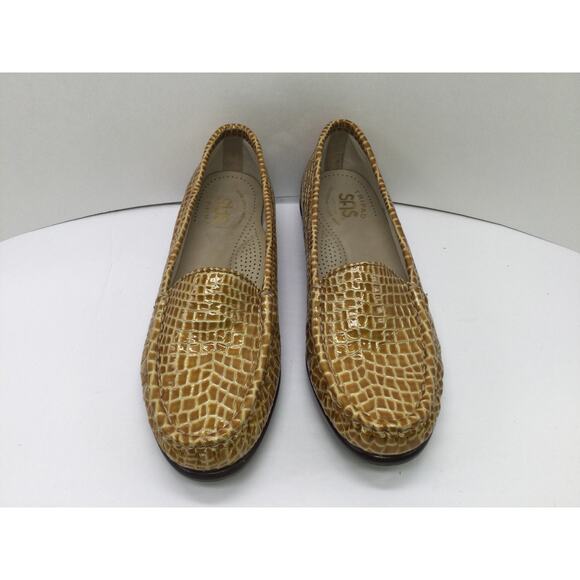 SAS Simplify Tripad Loafers Womens 8.5N Caramel New - Picture 4 of 12